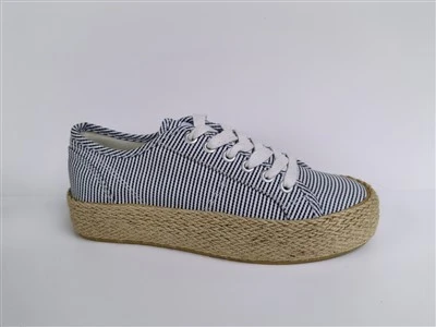 Zapatilla de plataforma de yute para mujer